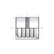 Муфта обжимная DN 20 4SP/4SH