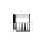 Муфта обжимная DN 25 1SN/2SN/2SC