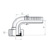 Фитинг DN 12 DKO-S (90)  24*1.5