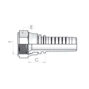 Фитинг DN 20 JIС  (0)  1.1/16