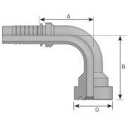 Фитинг DN 20 SF CAT (90)  47,6