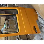 Дверь левая в сборе оранжевая F2000.F3000 с эл.стек.