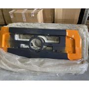 Капот в сборе с решеткой оранжевый SHACMAN X3000 Китай