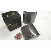 Накладка тормозная задняя 10 отверстий SHAANXI F3000  TiggerPart-0119
