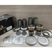 Ремкомплект шкворня 6х6 комплект на мост HOWO SHAANXI 199100410003/006-XLB TiggerPart-0849
